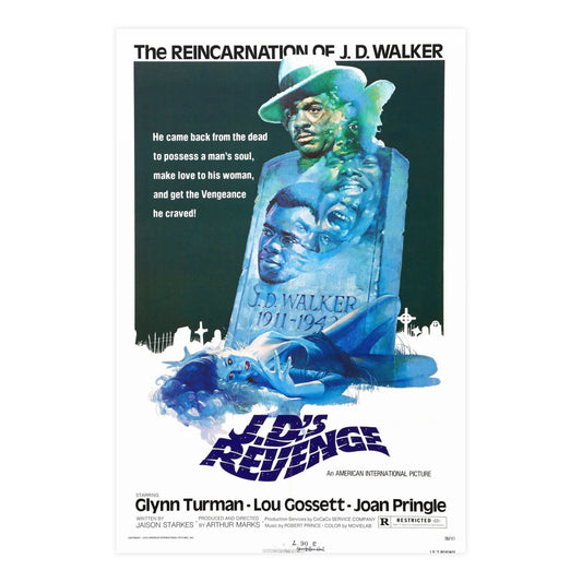 J.D.'S REVENGE 1976 - Paper Movie Poster-24″ x 36″ (Vertical)-The Sticker Space