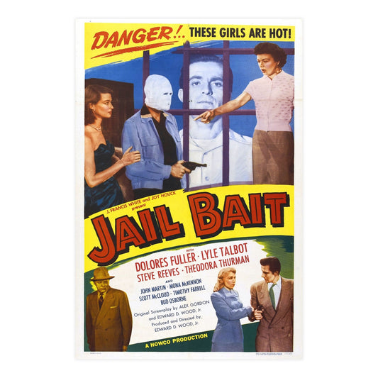 JAIL BAIT 1954 - Paper Movie Poster-24″ x 36″ (Vertical)-The Sticker Space