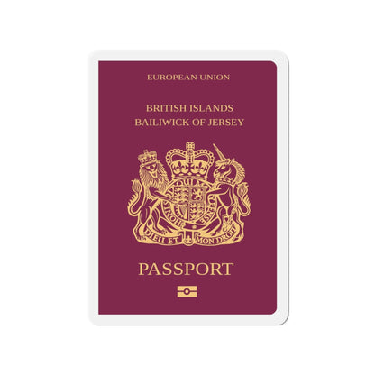 Jersey Passport - Die-Cut Magnet-3" x 3"-The Sticker Space