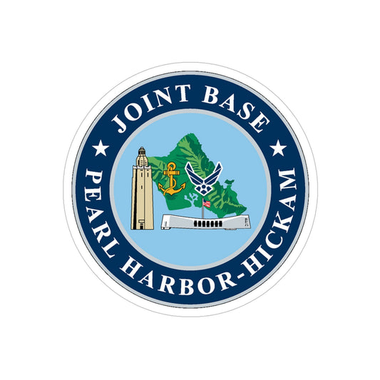 Joint Base Pearl Harbor Hickam (U.S. Navy) Transparent STICKER Die-Cut Vinyl Decal-6 Inch-The Sticker Space