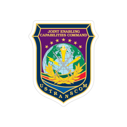 Joint Enabling Capabilities Command USTRANSCOM (U.S. Navy) Transparent STICKER Die-Cut Vinyl Decal-4 Inch-The Sticker Space
