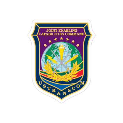 Joint Enabling Capabilities Command USTRANSCOM (U.S. Navy) Transparent STICKER Die-Cut Vinyl Decal-5 Inch-The Sticker Space