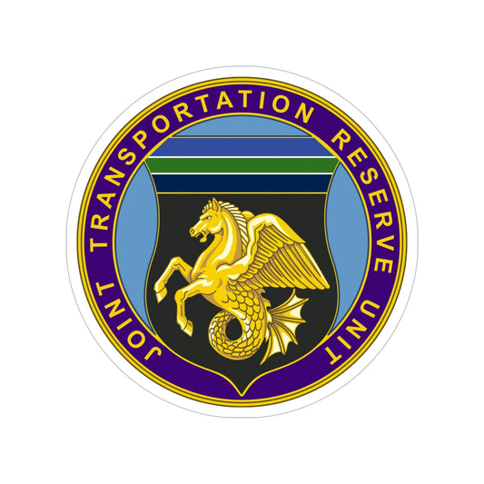 Joint Transportation Reserve Unit (U.S. Army) Transparent STICKER Die-Cut Vinyl Decal-6 Inch-The Sticker Space