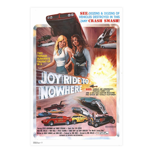 JOYRIDE TO NOWHERE 1977 - Paper Movie Poster-24″ x 36″ (Vertical)-The Sticker Space