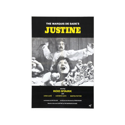 JUSTINE (CRUEL PASSION) 1977 - Paper Movie Poster-12″ x 18″ (Vertical)-The Sticker Space