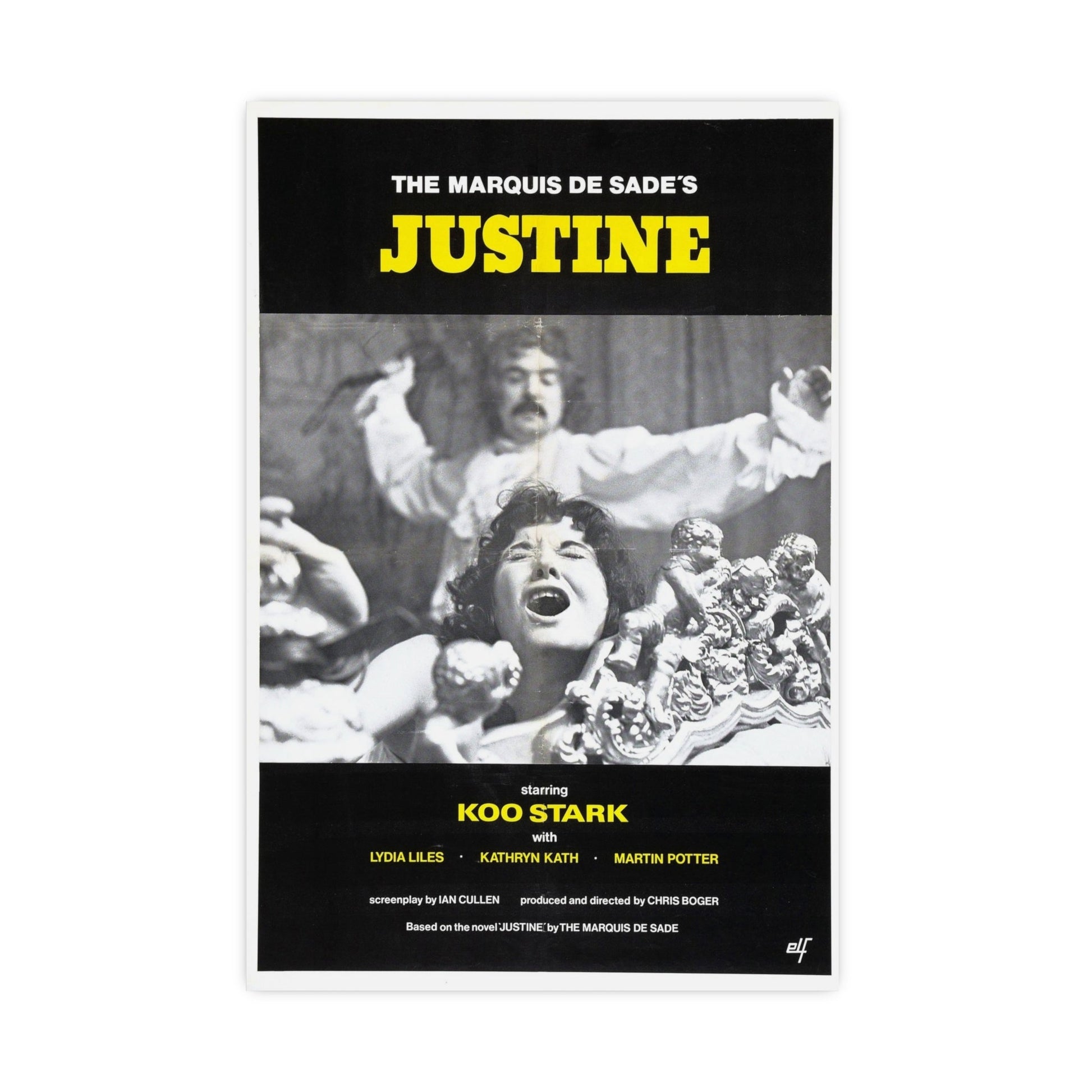 JUSTINE (CRUEL PASSION) 1977 - Paper Movie Poster-20″ x 30″ (Vertical)-The Sticker Space