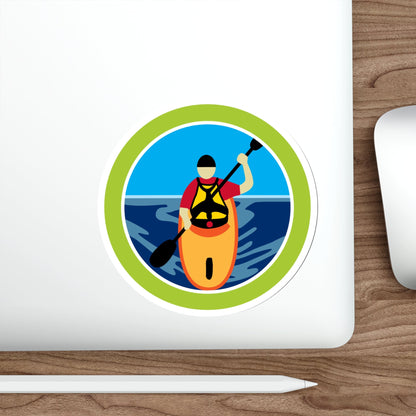 Kayaking (Boy Scouts Merit Badge) STICKER Vinyl Die-Cut Decal-The Sticker Space