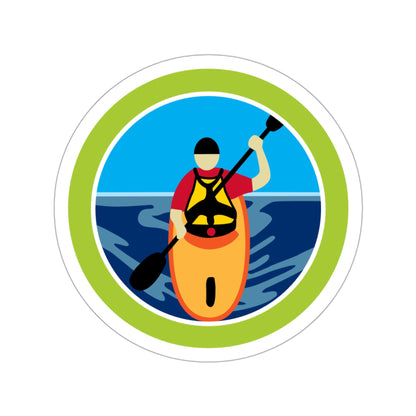 Kayaking (Boy Scouts Merit Badge) STICKER Vinyl Die-Cut Decal-3 Inch-The Sticker Space