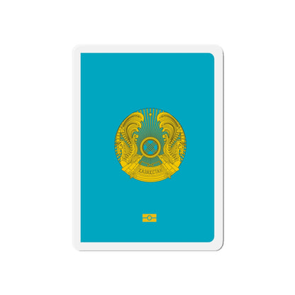 Kazakh Passport - Die-Cut Magnet-6 × 6"-The Sticker Space