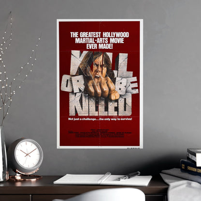 KILL OR BE KILLED 1980 - Paper Movie Poster-The Sticker Space