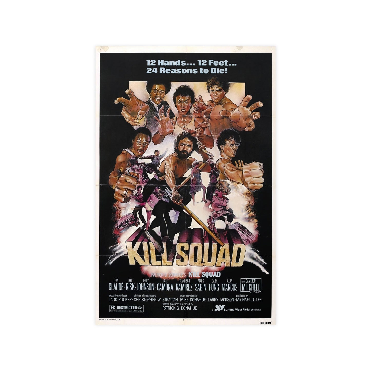 KILL SQUAD 1981 - Paper Movie Poster-11″ x 17″ (Vertical)-The Sticker Space