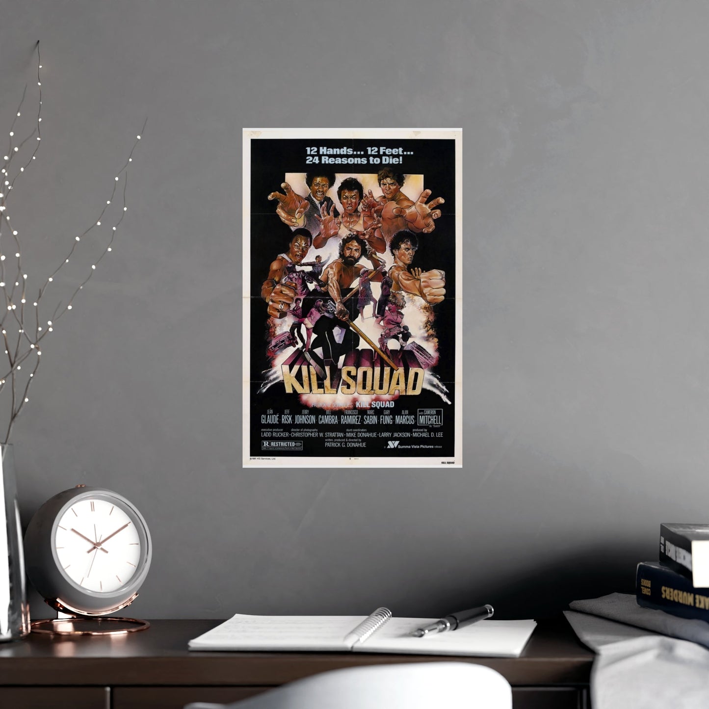 KILL SQUAD 1981 - Paper Movie Poster-The Sticker Space