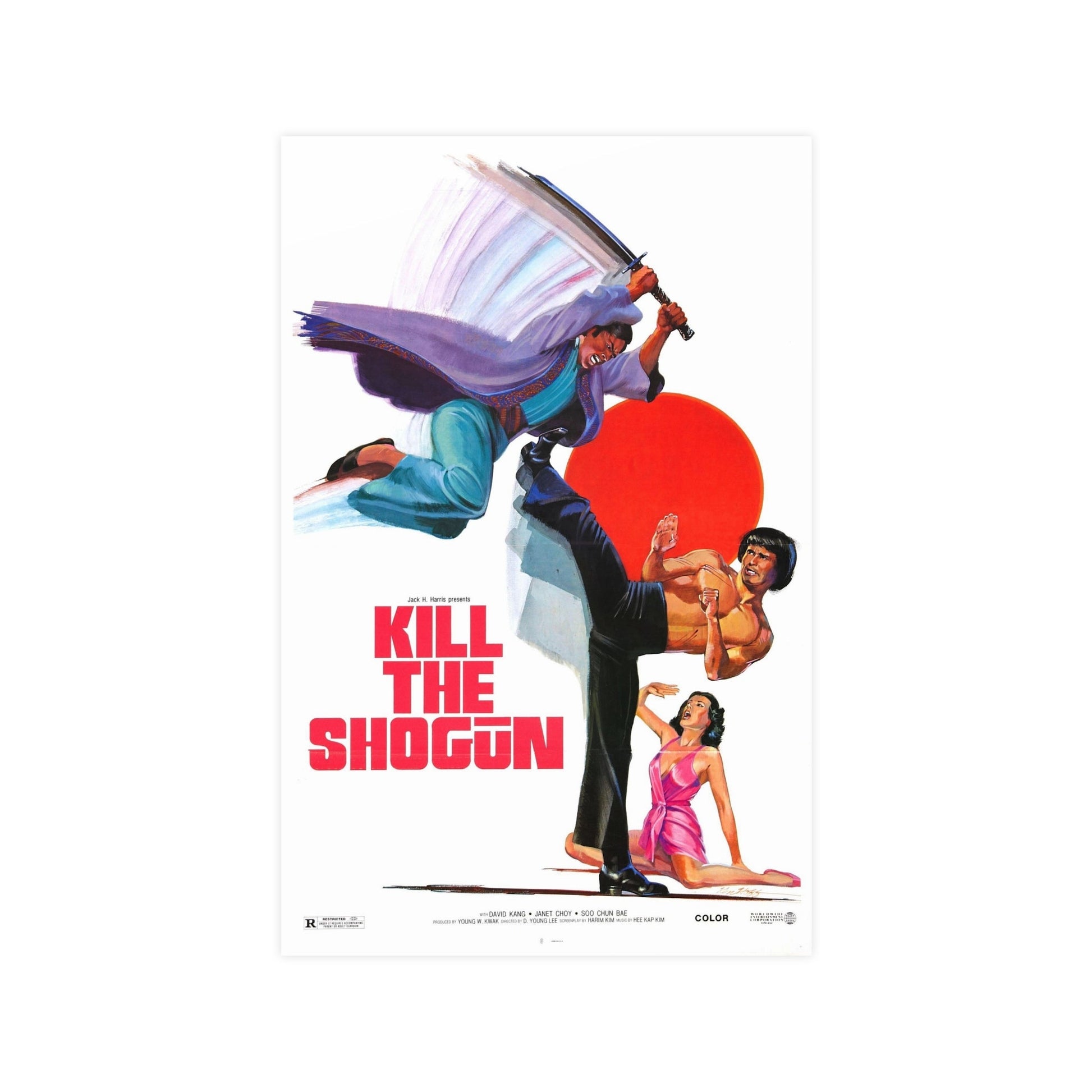 KILL THE SHOGUN 1975 - Paper Movie Poster-11″ x 17″ (Vertical)-The Sticker Space