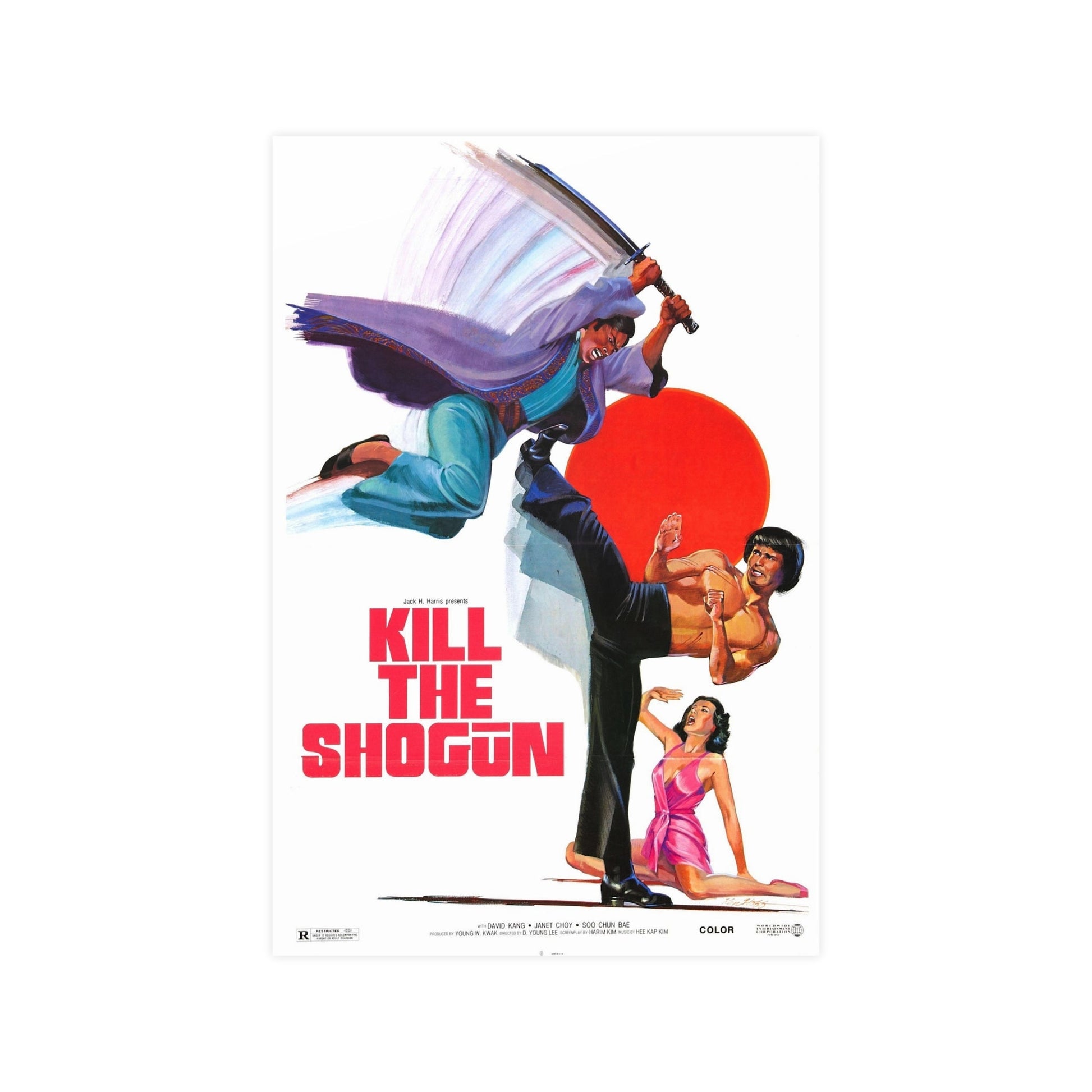 KILL THE SHOGUN 1975 - Paper Movie Poster-12″ x 18″ (Vertical)-The Sticker Space