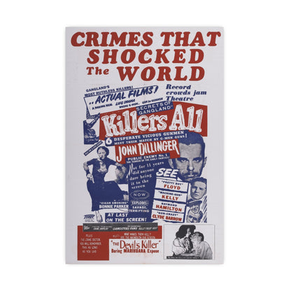 KILLERS ALL + THE DEVIL'S KILLER 1947 - Paper Movie Poster-16″ x 24″ (Vertical)-The Sticker Space