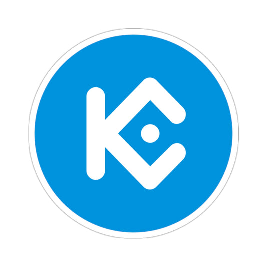 KUCOIN SHARES KCS (Cryptocurrency) STICKER Vinyl Die-Cut Decal-2 Inch-The Sticker Space