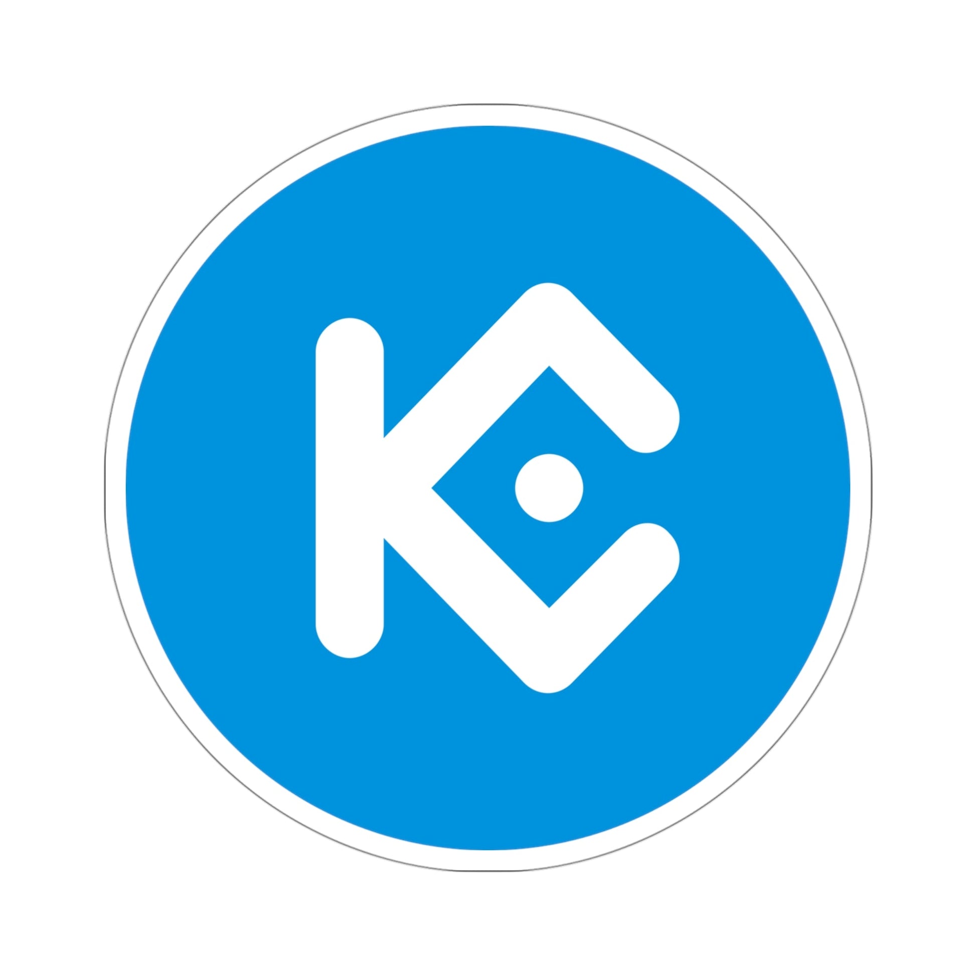 KUCOIN SHARES KCS (Cryptocurrency) STICKER Vinyl Die-Cut Decal-4 Inch-The Sticker Space