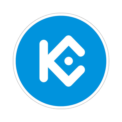 KUCOIN SHARES KCS (Cryptocurrency) STICKER Vinyl Die-Cut Decal-5 Inch-The Sticker Space