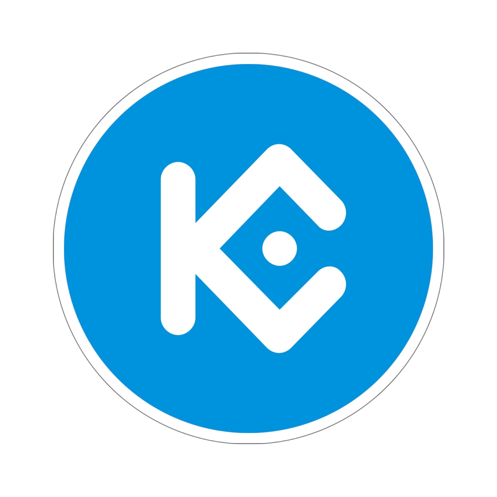 KUCOIN SHARES KCS (Cryptocurrency) STICKER Vinyl Die-Cut Decal-6 Inch-The Sticker Space
