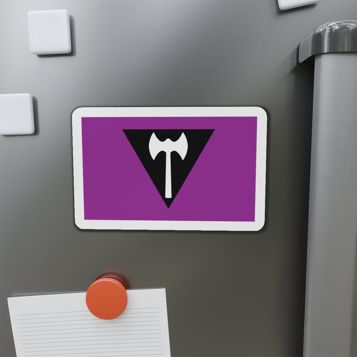 Labrys Lesbian Pride Flag - Die-Cut Magnet-The Sticker Space