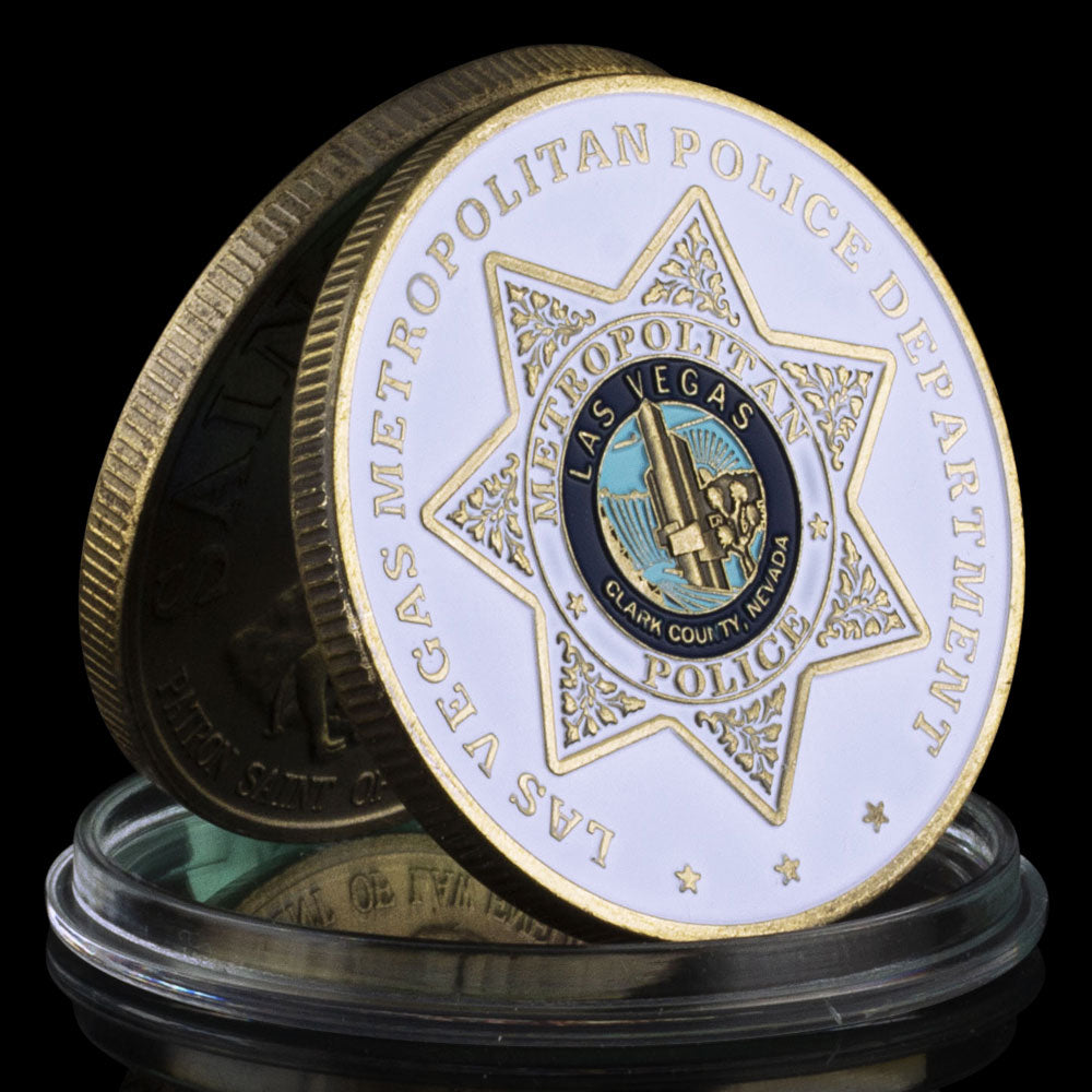 Las Vegas Metropolitan Police Department - Copper Plated Challenge Coin-The Sticker Space
