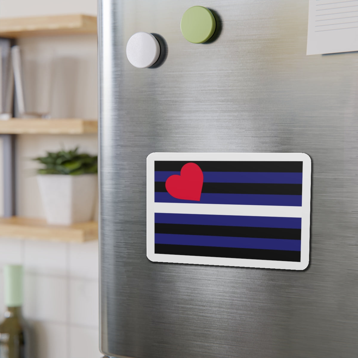 Leather, Latex, and BDSM Pride Flag - Die-Cut Magnet-The Sticker Space