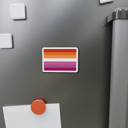 Lesbian Pride Flag 2 - Die-Cut Magnet-The Sticker Space