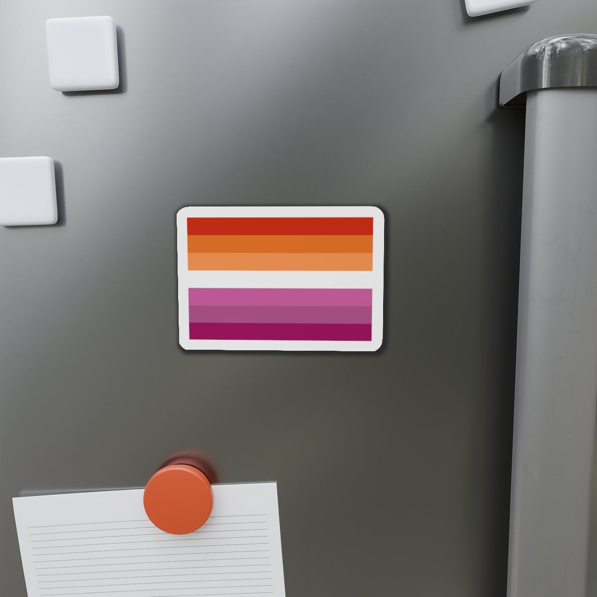 Lesbian Pride Flag 2 - Die-Cut Magnet-The Sticker Space