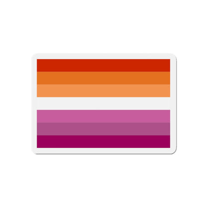 Lesbian Pride Flag 2 - Die-Cut Magnet-5" x 5"-The Sticker Space