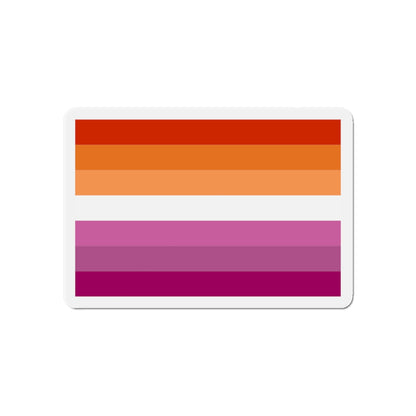 Lesbian Pride Flag 2 - Die-Cut Magnet-6 × 6"-The Sticker Space