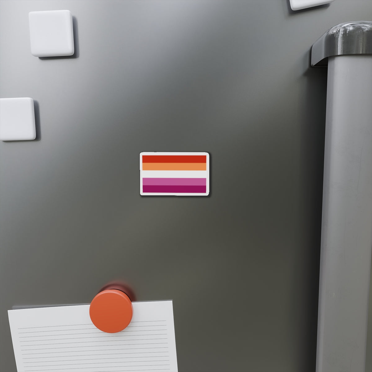 Lesbian Pride Flag 3 - Die-Cut Magnet-The Sticker Space