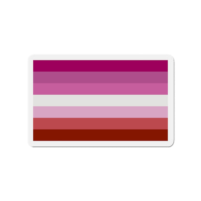 Lesbian Pride Flag - Die-Cut Magnet-3" x 3"-The Sticker Space