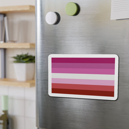 Lesbian Pride Flag - Die-Cut Magnet-The Sticker Space