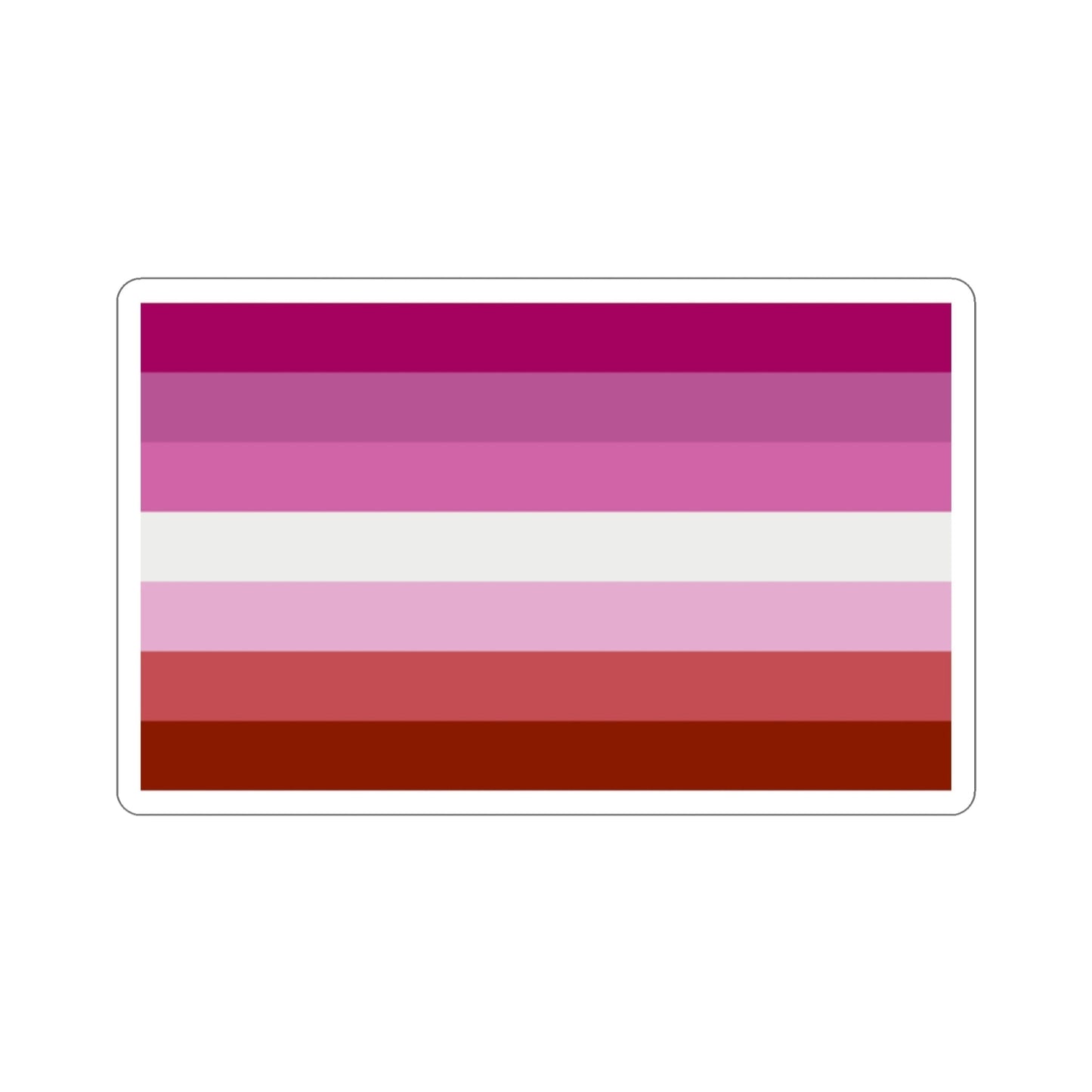 Lesbian Pride Flag STICKER Vinyl Die-Cut Decal-2 Inch-The Sticker Space