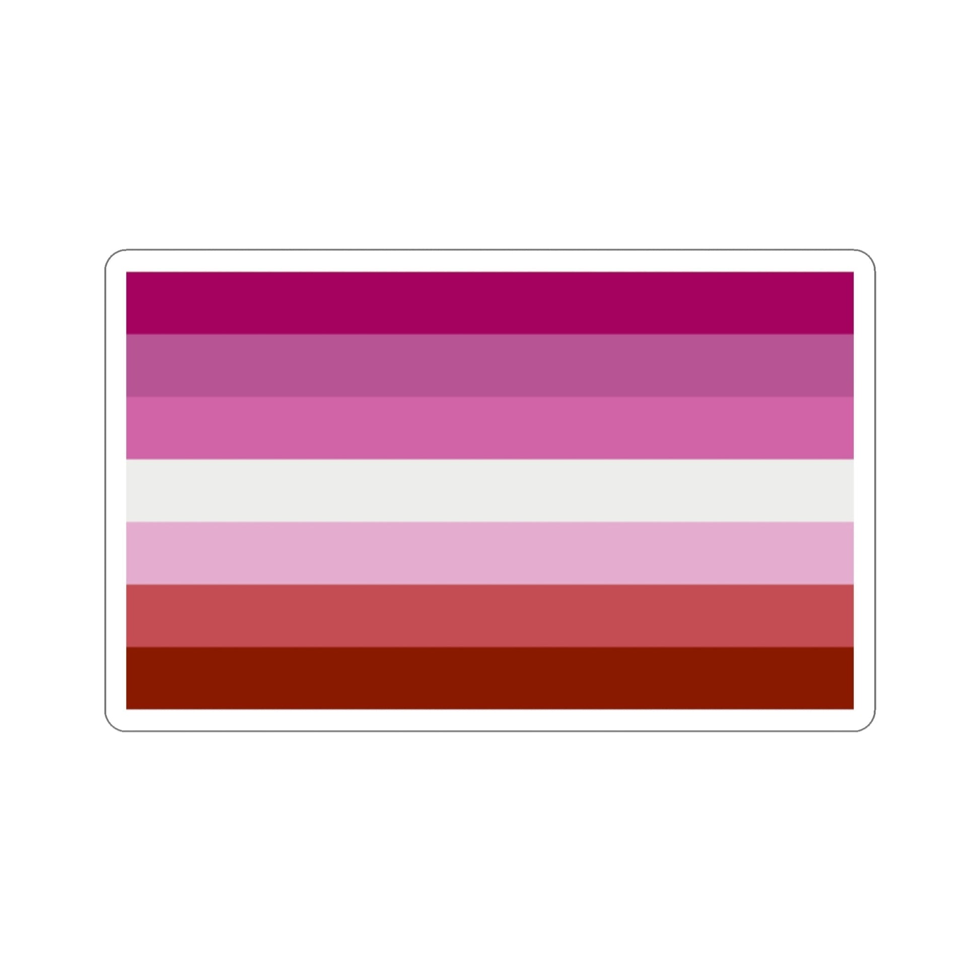 Lesbian Pride Flag STICKER Vinyl Die-Cut Decal-2 Inch-The Sticker Space