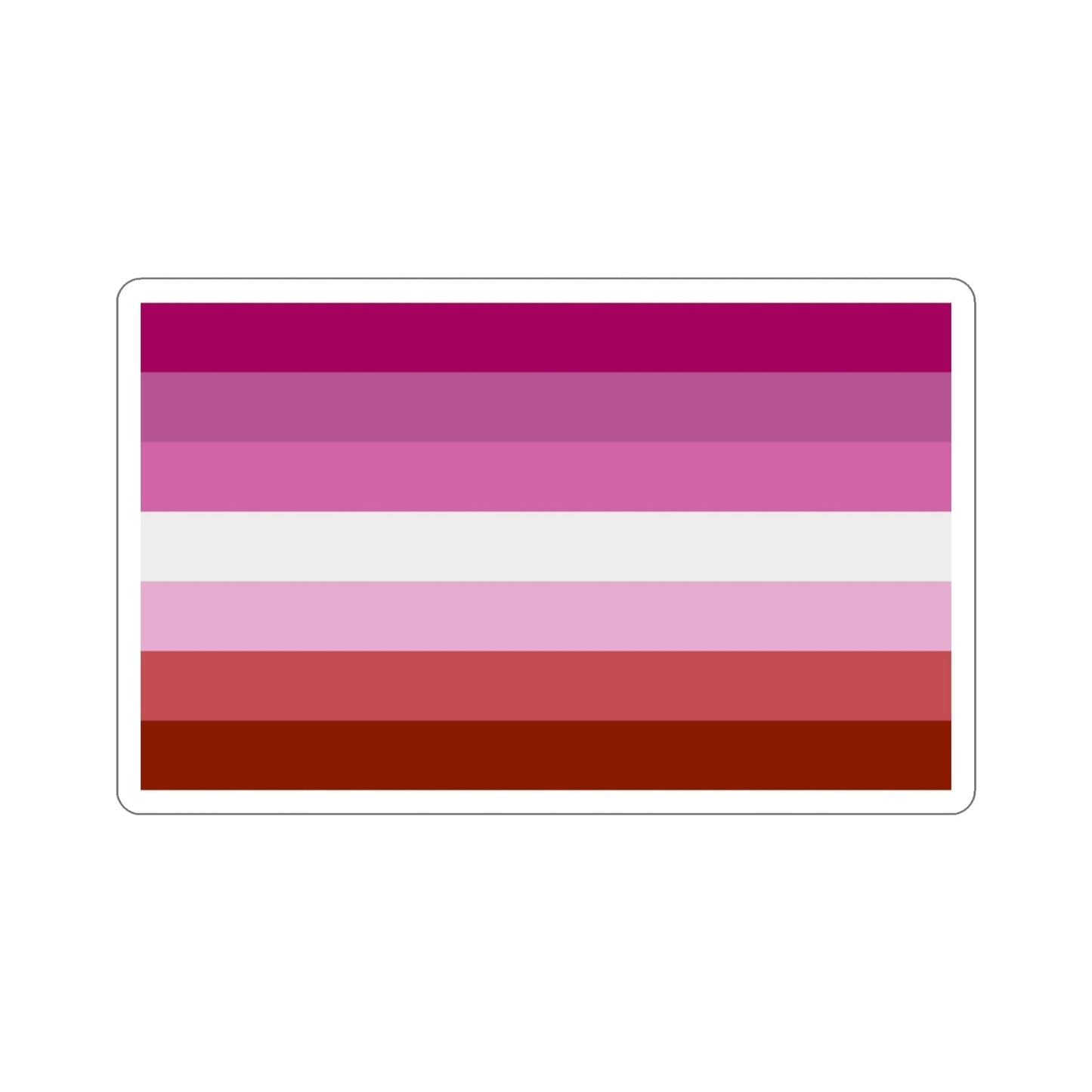 Lesbian Pride Flag STICKER Vinyl Die-Cut Decal-3 Inch-The Sticker Space