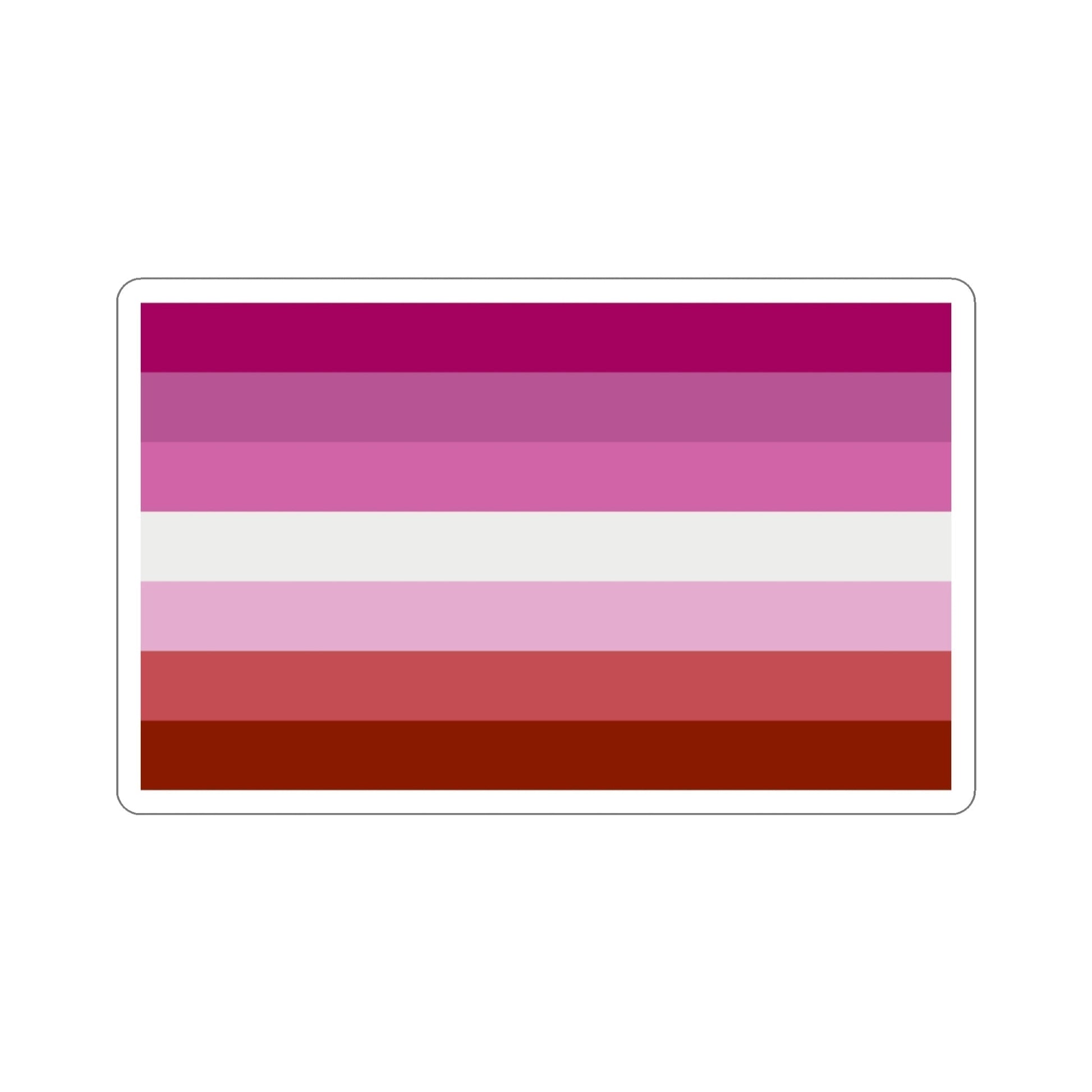 Lesbian Pride Flag STICKER Vinyl Die-Cut Decal-3 Inch-The Sticker Space