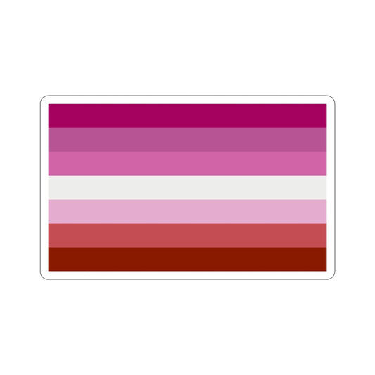 Lesbian Pride Flag STICKER Vinyl Die-Cut Decal-6 Inch-The Sticker Space