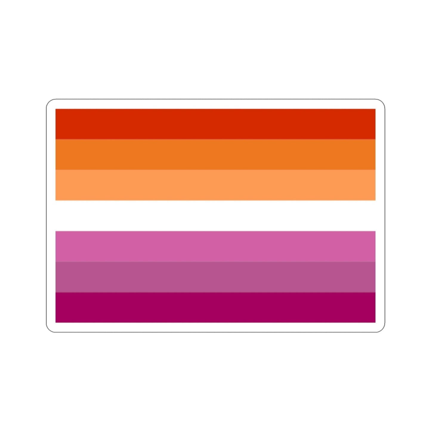 Lesbian Pride Flag v2 STICKER Vinyl Die-Cut Decal-2 Inch-The Sticker Space