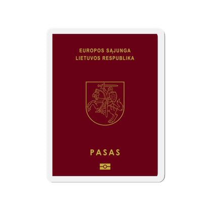 Lithuanian Passport - Die-Cut Magnet-2" x 2"-The Sticker Space