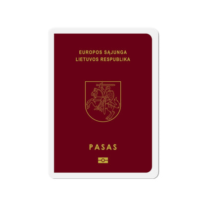 Lithuanian Passport - Die-Cut Magnet-3" x 3"-The Sticker Space