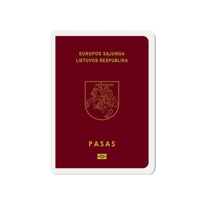 Lithuanian Passport - Die-Cut Magnet-5" x 5"-The Sticker Space