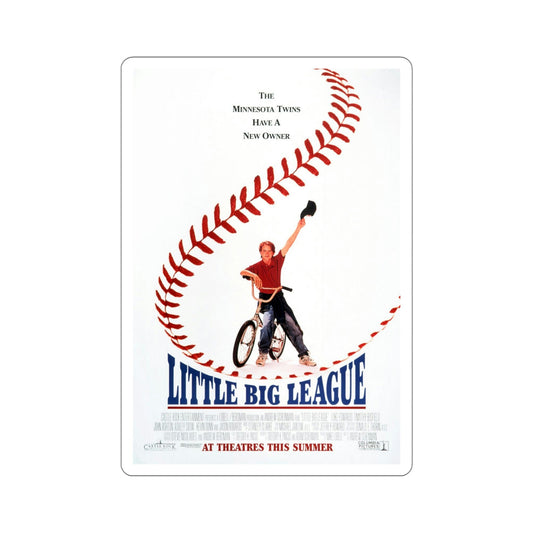 Little Big League 1994 Movie Poster STICKER Vinyl Die-Cut Decal-6 Inch-The Sticker Space