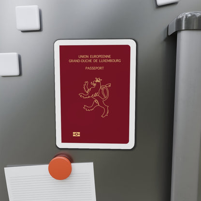Luxembourg Passport - Die-Cut Magnet-The Sticker Space