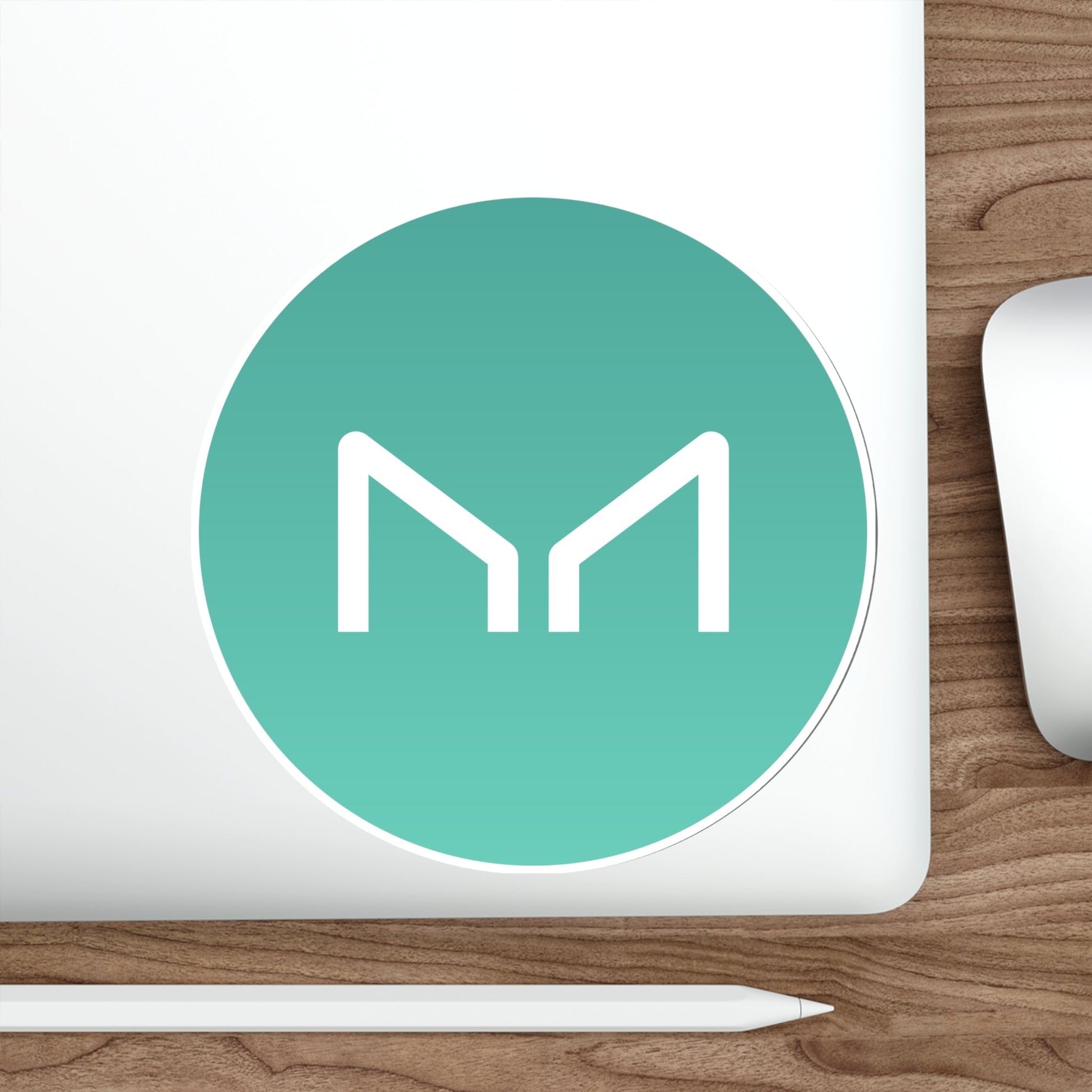 MAKER MKR (Cryptocurrency) STICKER Vinyl Die-Cut Decal-The Sticker Space