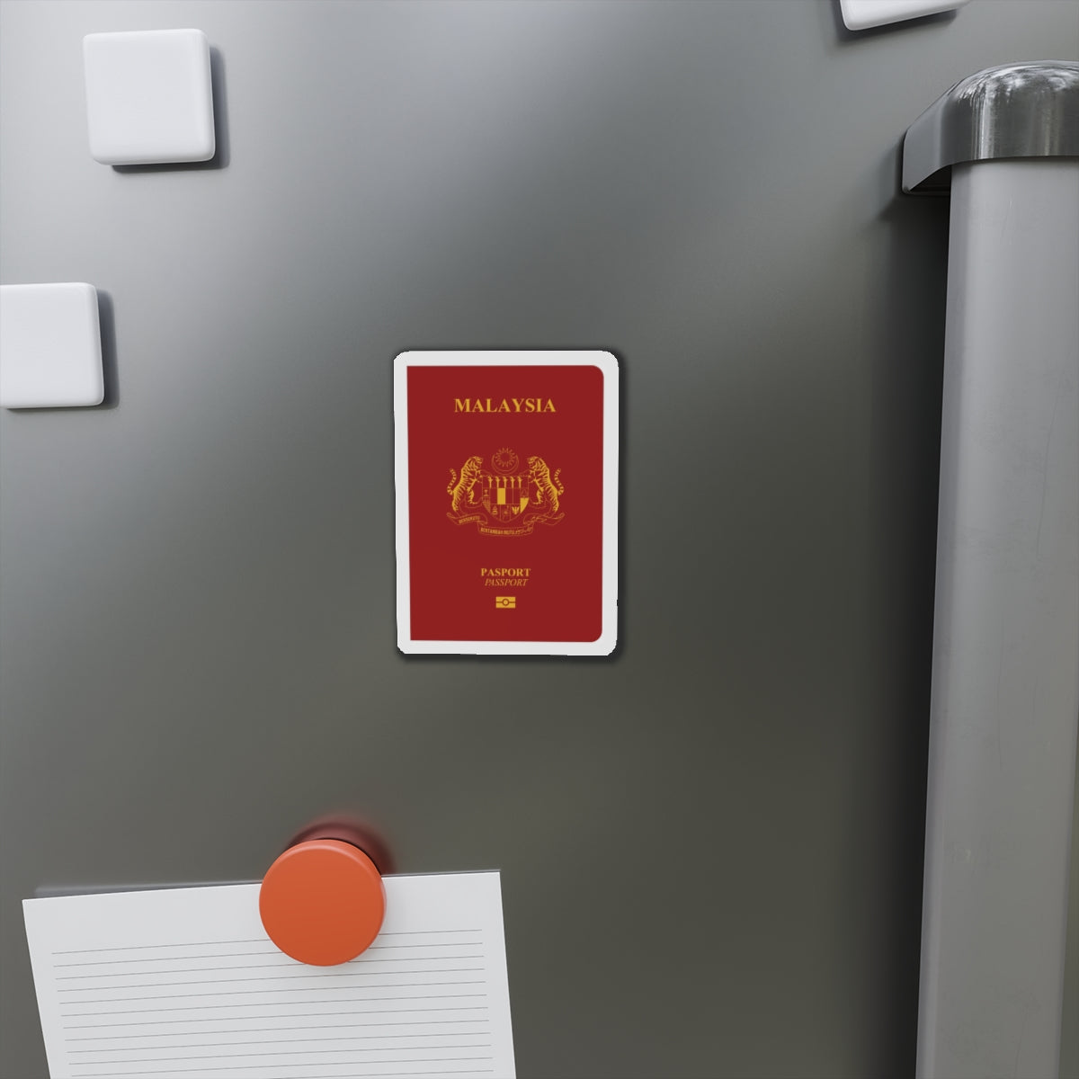 Malaysia Passport - Die-Cut Magnet-The Sticker Space