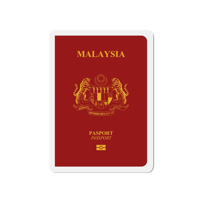 Malaysia Passport - Die-Cut Magnet-5" x 5"-The Sticker Space