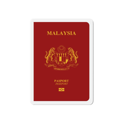 Malaysia Passport - Die-Cut Magnet-6 × 6"-The Sticker Space