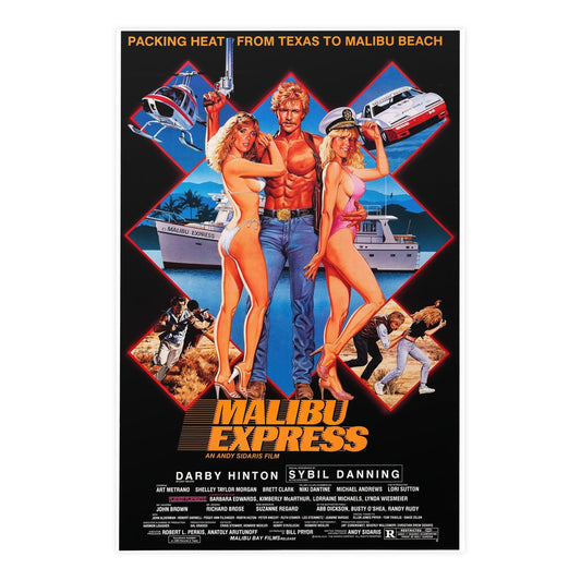 MALIBU EXPRESS 1985 - Paper Movie Poster-24″ x 36″ (Vertical)-The Sticker Space