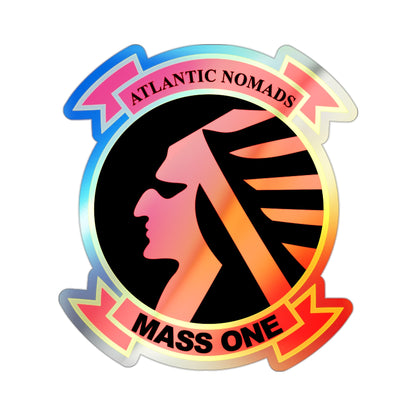 Marine Air Support Squadron 1 (USMC) Holographic STICKER Die-Cut Vinyl Decal-2 Inch-The Sticker Space
